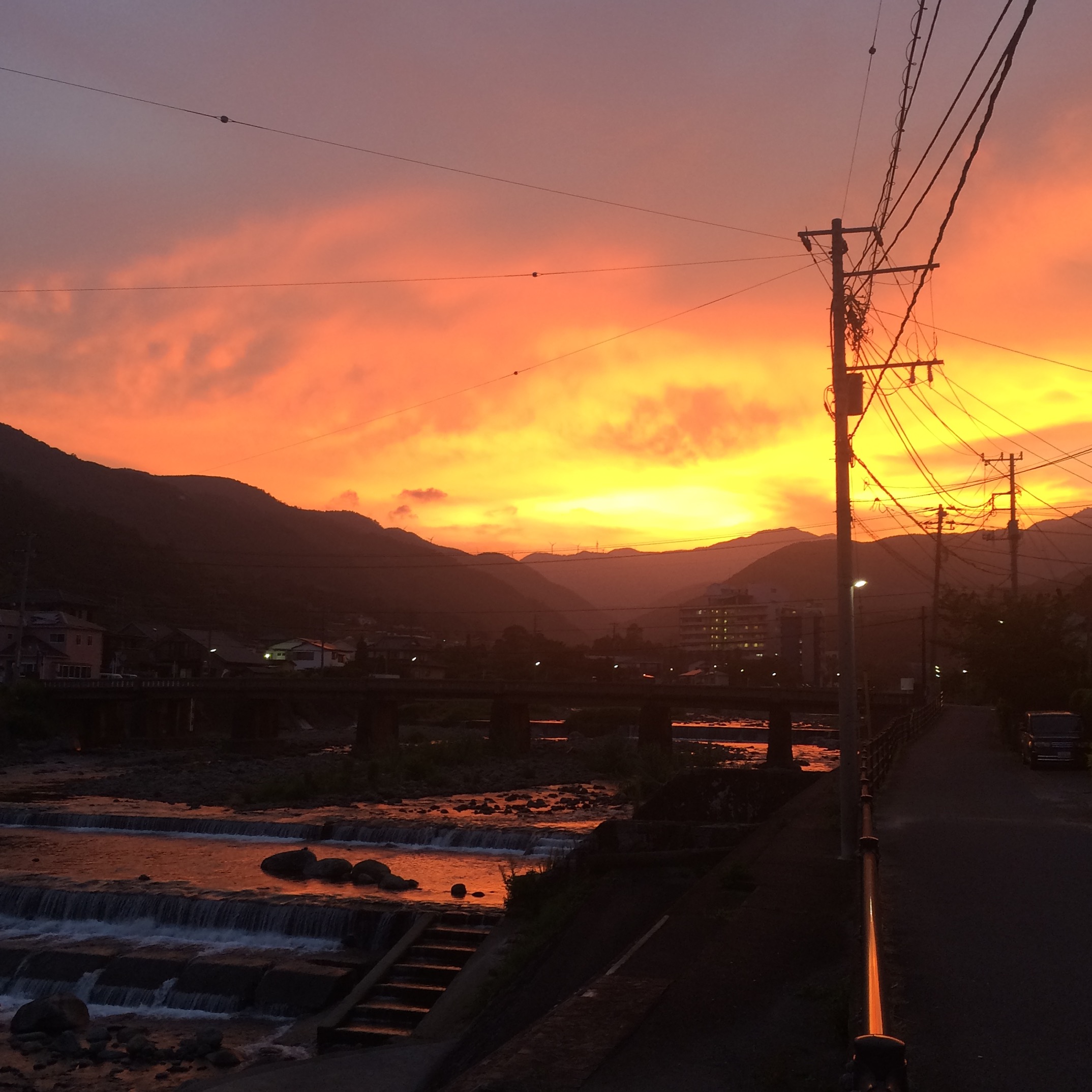 昨日の夕焼け【東伊豆の空】